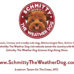 Schmitty The Weather Dog Greeting Card Back